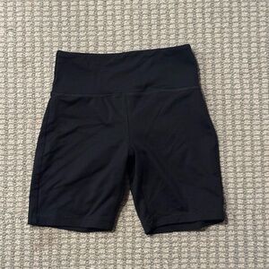 Capezio Black Biker Shorts